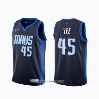 Maillot Dallas Mavericks Courtney Lee Earned 2020-21 Bleu