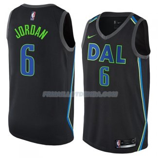 Maillot Dallas Mavericks Deandre Jordan Ciudad 2018 Noir