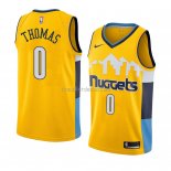 Maillot Denver Nuggets Isaiah Thomas Statement 2018 Jaune