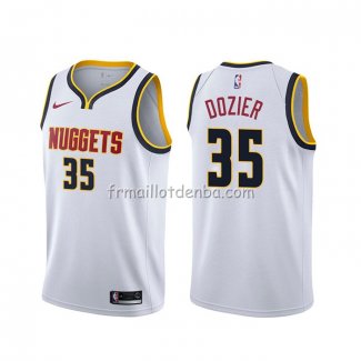 Maillot Denver Nuggets P.j. Dozier Association Blanc