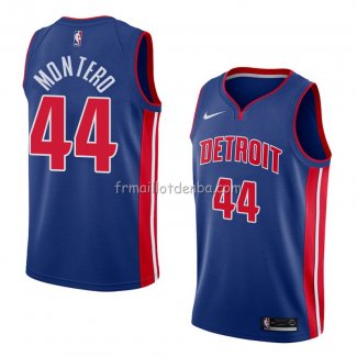 Maillot Detroit Pistons Luis Montero Icon 2018 Bleu