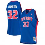 Maillot Detroit Pistons Richard Hamilton NO 32 Mitchell & Ness 2003-04 Bleu