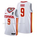 Maillot Espagne Ricky Rubio 2019 FIBA Baketball World Cup Blanc