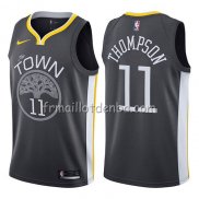 Maillot Golden State Warriors Klay Thompson Statement 2018 Noir