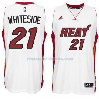 Maillot Basket Miami Heat Whiteside 21 Blacno