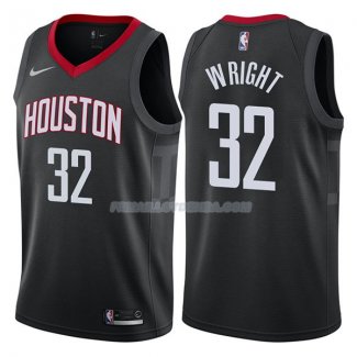 Maillot Houston Rockets Brandan Wright Statehombret 2017-18 32 Negro