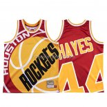 Maillot Houston Rockets Elvin Hayes Mitchell & Ness Big Face Rouge
