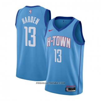 Maillot Houston Rockets James Harden Ville 2020-21 Bleu