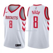 Maillot Houston Rockets Le'bryan Nash Association 2017-18 8 Blancoo