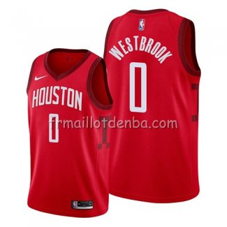 Maillot Houston Rockets Russell Westbrook Earned 2019 Rouge