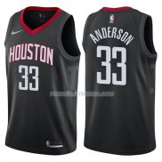 Maillot Houston Rockets Ryan Anderson Statehombret 2017-18 33 Negro
