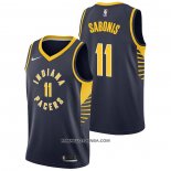 Maillot Indiana Pacers Domantas Sabonis Icon Bleu