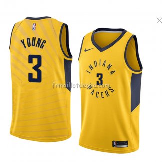 Maillot Indiana Pacers Joe Young Statement 2018 Jaune