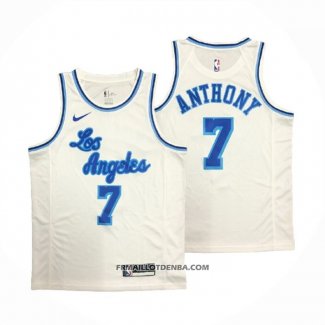 Maillot Los Angeles Lakers Carmelo Anthony NO 7 Classic 2019-20 Blanc