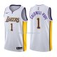 Maillot Los Angeles Lakers Kentavious Caldwell Pope Association 2017-18 1 Blancoo