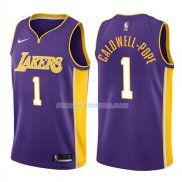 Maillot Los Angeles Lakers Kentavious Caldwell Pope Statehombret 2017-18 1 Violeta