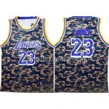 Maillot Los Angeles Lakers Lebron James Camuflaje Vert