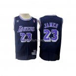 Maillot Los Angeles Lakers Lebron James Retro Bleu