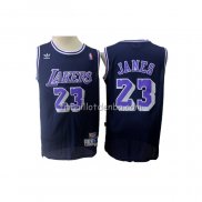 Maillot Los Angeles Lakers Lebron James Retro Bleu