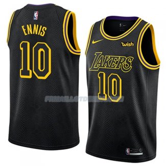 Maillot Los Angeles Lakers Tyler Ennis Ciudad 2018 Noir