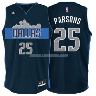 Maillot Basket Dallas Mavericks Parsons 25 Azul