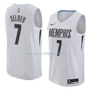 Maillot Memphis Grizzlies Wayne Selden Ciudad 2018 Blanc