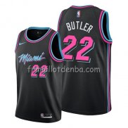 Maillot Miami Heat Jimmy Butler Ciudad 2019 Noir