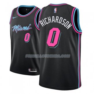 Maillot Miami Heat Josh Richardson Ciudad 2018-19 Noir