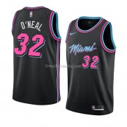 Maillot Miami Heat Shaquille O'neal Ville 2018-19 Noir