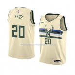 Maillot Milwaukee Bucks City Travis Trice Ciudad 2018 Crema