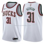 Maillot Milwaukee Bucks John Henson Return To The Mecca Classic 2017-18 31 Blancoo