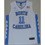 Maillot Basket NCAA Brice Johnson 11 Blanc