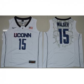 Maillot Basket NCAA Kemba Walker 15 Blanc