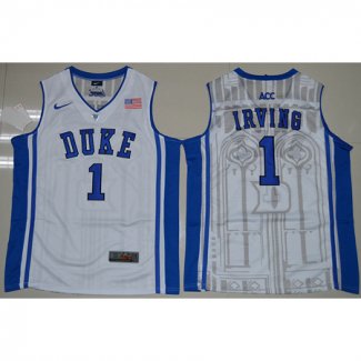 Maillot Basket NCAA Kyrie Irving Cuello Elite 1 Blanc