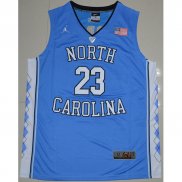 Maillot Basket NCAA Michael Jordan 23 Bleu