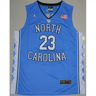 Maillot Basket NCAA Michael Jordan 23 Bleu