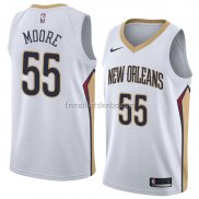 Maillot New Orleans Pelicans E'twaun Moore Association 2018 Blanc