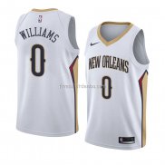 Maillot New Orleans Pelicans Troy Williams Association 2018 Blanc