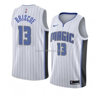 Maillot Orlando Magic Isaiah Briscoe Association 2017-18 Blanc