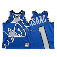 Maillot Orlando Magic Jonathan Isaac Mitchell & Ness Big Face Bleu