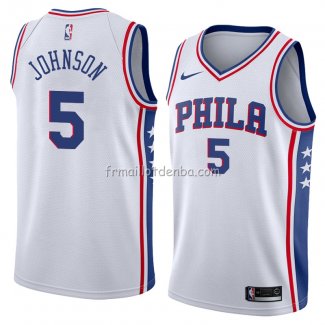 Maillot Philadelphia 76ers Amir Johnson Association 2018 Blanc