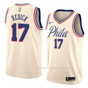 Maillot Philadelphia 76ers Jj Redick Ville 2018 Crema