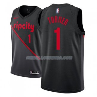 Maillot Portland Trail Blazers Evan Turner Ciudad 2018-19 Noir