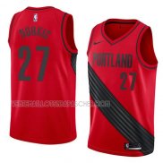 Maillot Portland Trail Blazers Jusuf Nurkic Statement 2018 Rouge