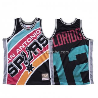 Maillot San Antonio Spurs Lamarcus Aldridge Mitchell & Ness Big Face Noir