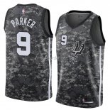 Maillot San Antonio Spurs Tony Parker Ville 2018 Gris