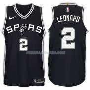 Maillot Basket Spurs Kawhi Leonard 2017-18 2 Noir