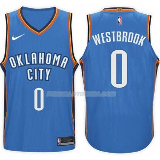 Maillot Basket Thunder Russell Westbrook 2017-18 0 Bleu