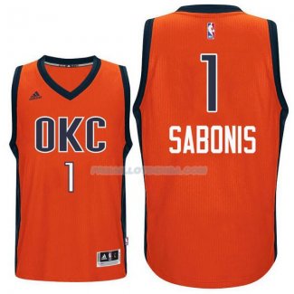 Maillot Basket Oklahoma City Thunder Sabonis 1 Naranja