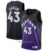 Maillot Tornto Raptors Pascal Siakam Earned 2020-21 Noir Volet